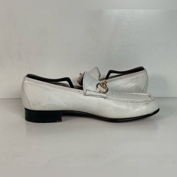 Johnston Murphy Horse Bit Loafer | Aristocraft | White | USA Made | 10.5 A main image 13
